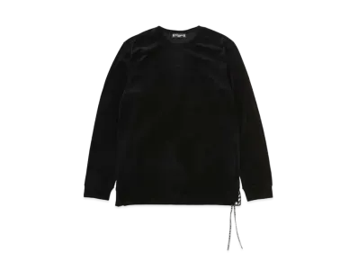 mastermind JAPAN Velour LS Tee "Black"