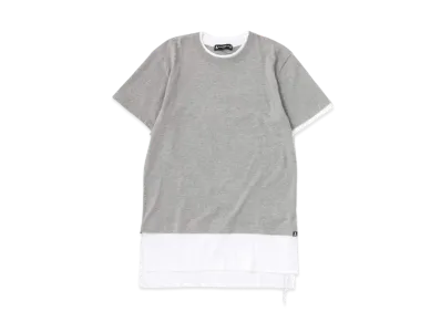 mastermind JAPAN Layered Tee "Top Gray White"