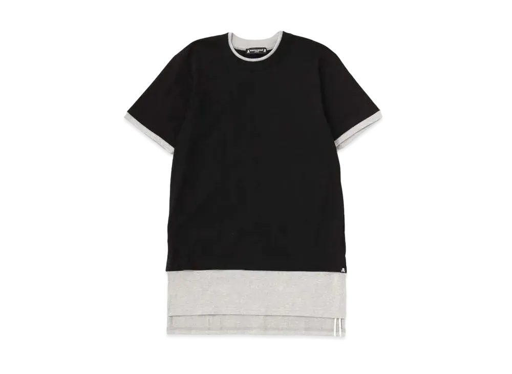 mastermind JAPAN Layered Tee "Navy Top Gray"