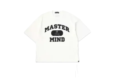 mastermind JAPAN Boxy College Tee "White"