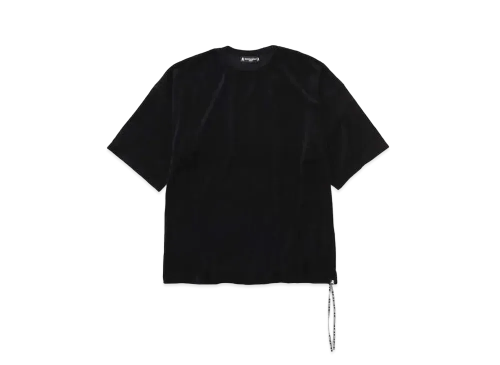 mastermind JAPAN Boxy Velour Tee "Black"