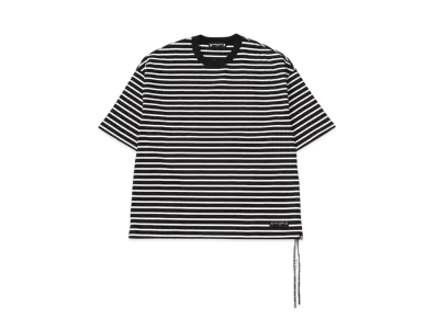mastermind JAPAN Boxy Striped Tee "Black White"