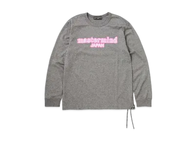 mastermind JAPAN Neon Logo LS Tee "Top Gray"