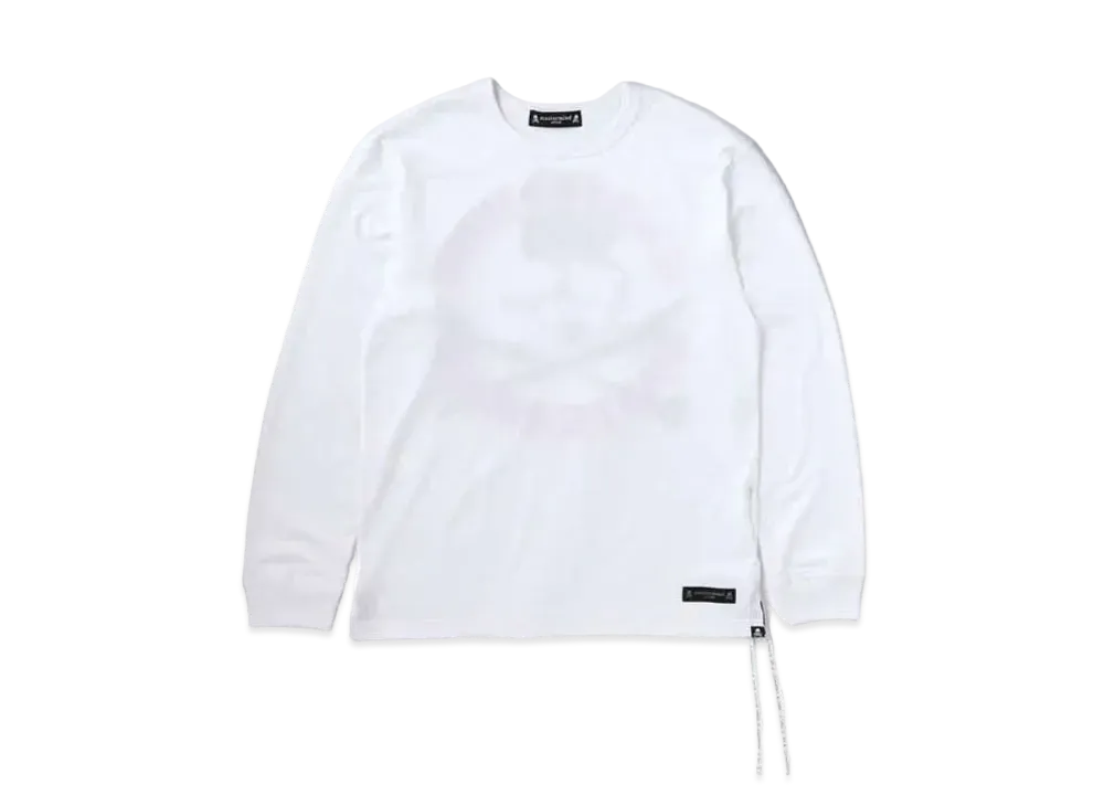 mastermind JAPAN Circle Logo LS Tee "White"