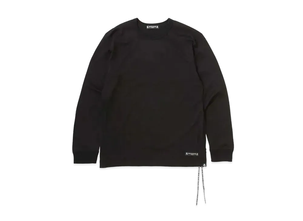 mastermind JAPAN Circle Logo LS Tee "Black"