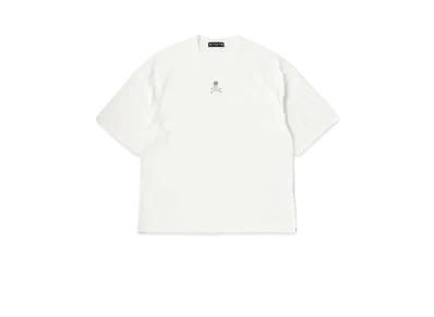 mastermind JAPAN Boxy GlaSSbeaded Tee "White"