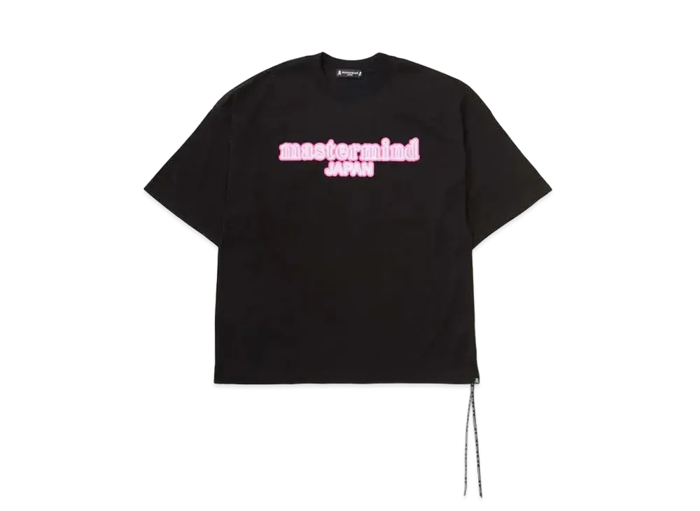 mastermind JAPAN Boxy Neon Logo Tee "Black"