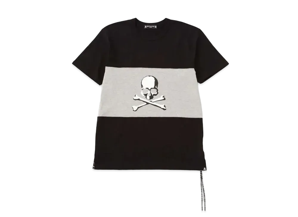 mastermind JAPAN Horizontal Block Tee "Black Top Gray"