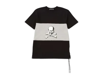 mastermind JAPAN Horizontal Block Tee "Black Top Gray"