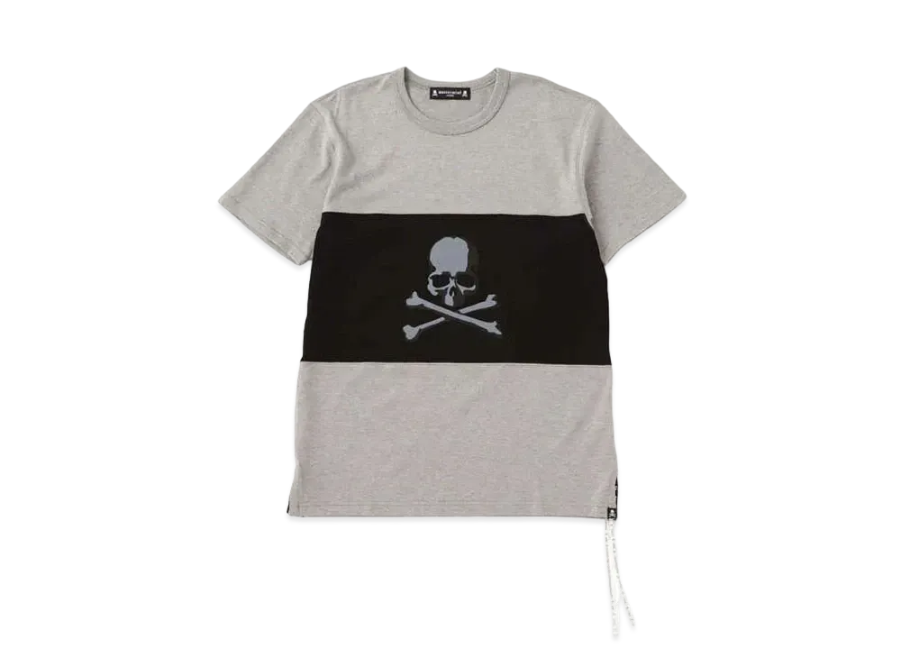 mastermind JAPAN Horizontal Block Tee "Top Gray Black"