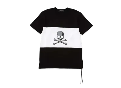 mastermind JAPAN Horizontal Block Tee "Black White"