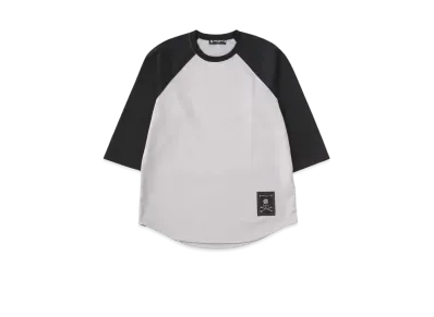mastermind JAPAN Baseball Tee "Black Gray"