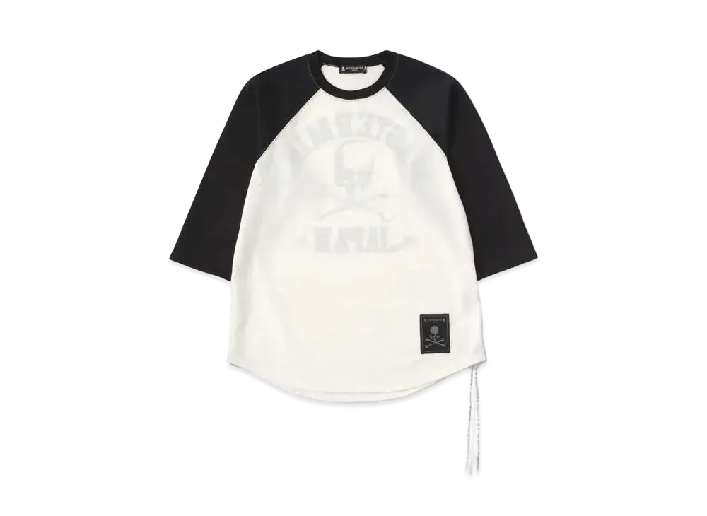 mastermind JAPAN Baseball Tee "Black White"