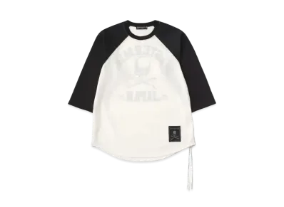 mastermind JAPAN Baseball Tee "Black White"