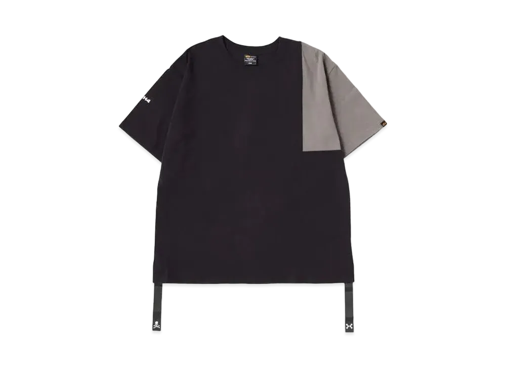 mastermind JAPAN x C2H4 Made By Alpha Industries Tee "Black Gray"