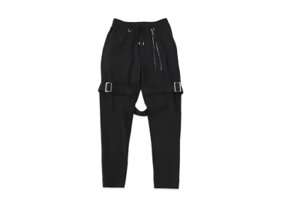 mastermind JAPAN Jersey Bondage Pants "Black"