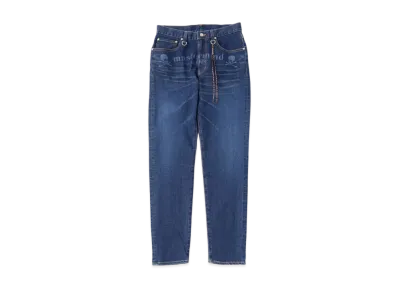 mastermind JAPAN Water Repellent Denim Pants Slim Tapered "Indigo"