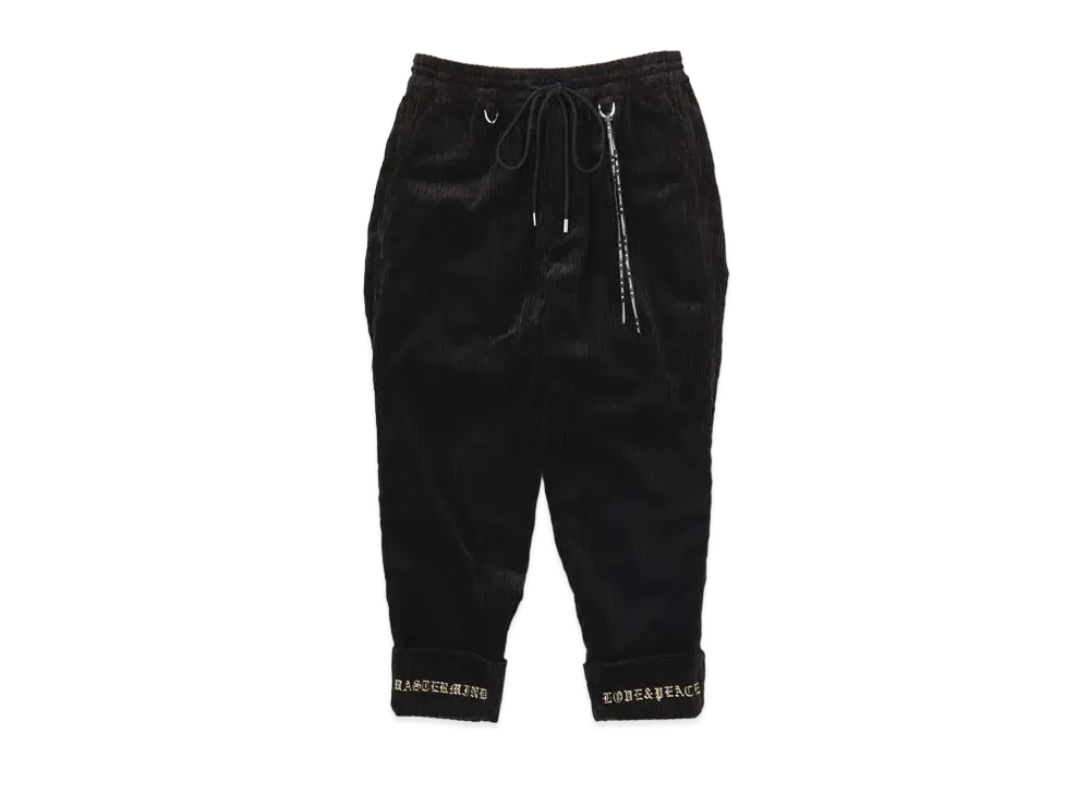 mastermind JAPAN Corduroy Cropped Pants "Black"