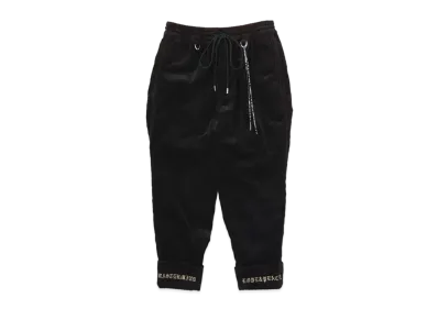 mastermind JAPAN Corduroy Cropped Pants "Black"