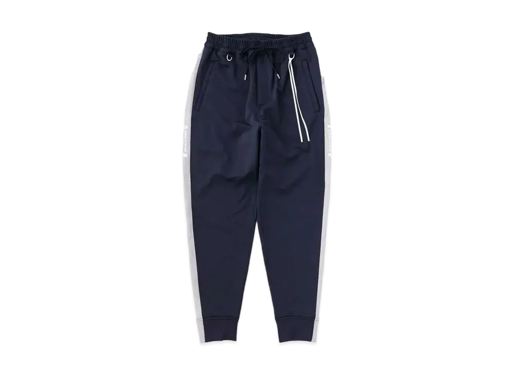 mastermind JAPAN Side Line Track Pants "Navy Gray"