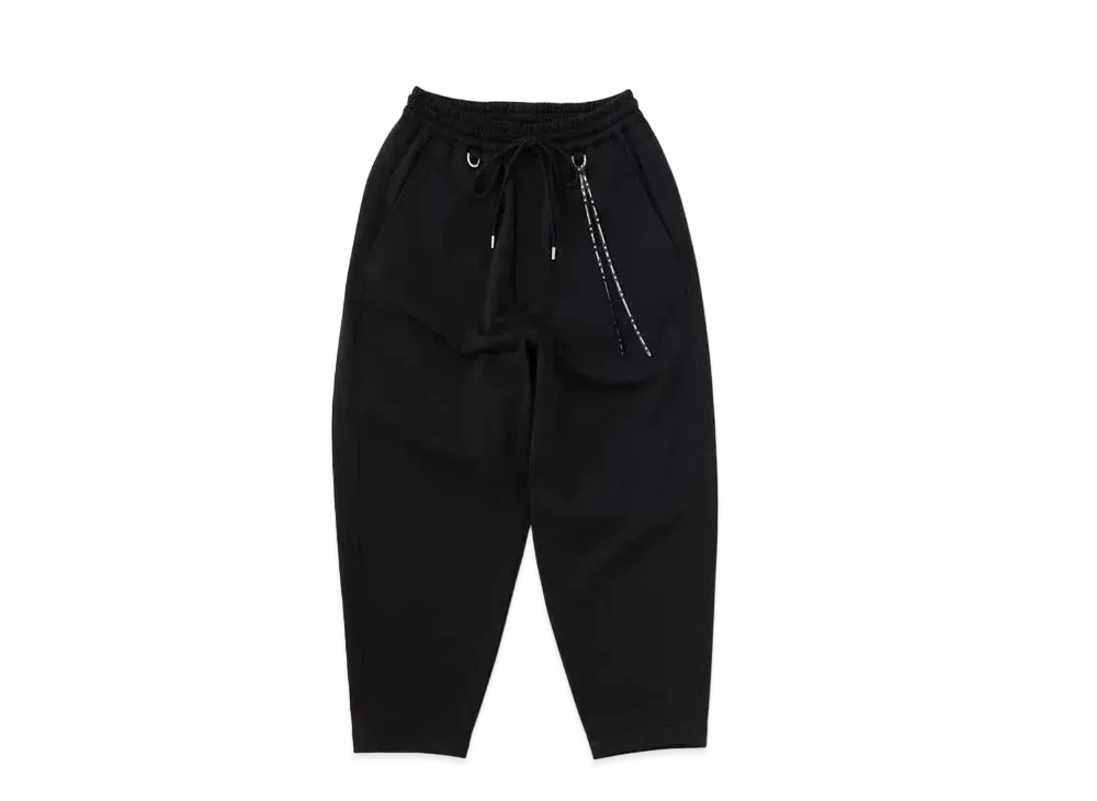 mastermind JAPAN Jersey Cropped Pants "Black"