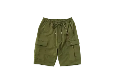 mastermind JAPAN Jersey Cargo Shorts "Olive"