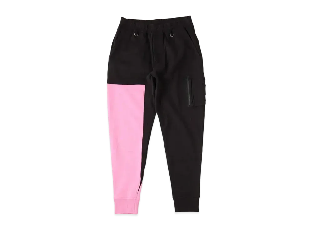 mastermind JAPAN x C2H4 Track Pants Made By Alpha Industries "Black Pink"