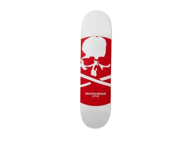 mastermind JAPAN Skate Deck "White Red"
