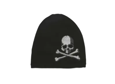 mastermind JAPAN Intarsia Skull Beanie "Black"
