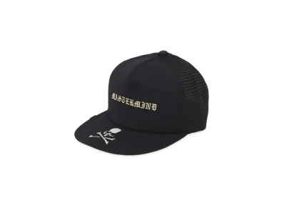 mastermind JAPAN Embroidered Trucker Cap "Black"