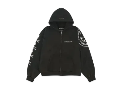mastermind JAPAN x PROJECT G/R Reconstructed Folded Hood Zip "Black"