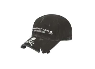 mastermind JAPAN x PROJECT G/R Washed Crushed Cap "Black"