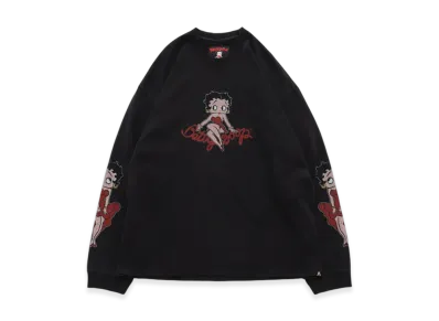 mastermind world x Betty Boop Boxy Damaged L/S Tee "Multicolor"