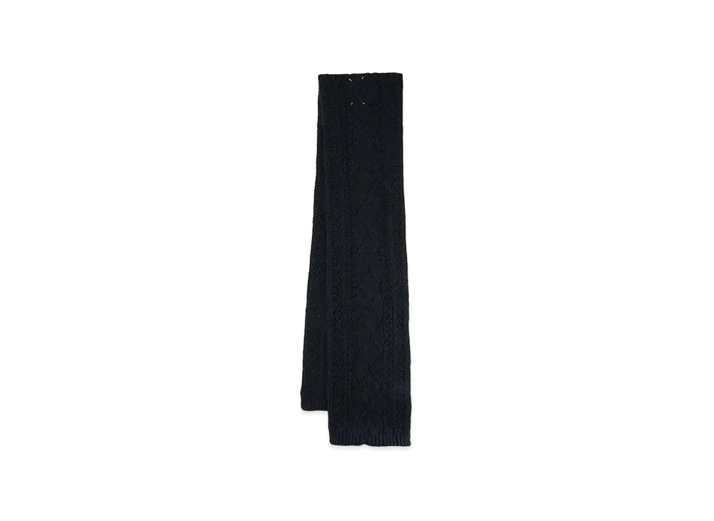 Maison Margiela Four-Stitches Scarf "Dark Blue"