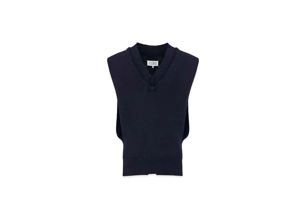Maison Margiela Decortique V-Neck Tabard "Dark Blue"