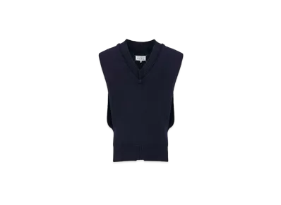 Maison Margiela Decortique V-Neck Tabard "Dark Blue"
