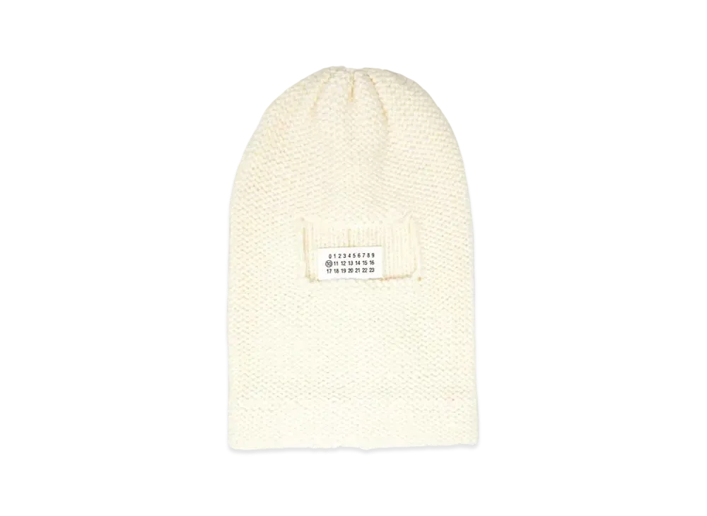 Maison Margiela Four-Stitches Beanie Hat "Ivory"