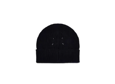 Maison Margiela Four-Stitches Beanie Hat "Dark Blue"