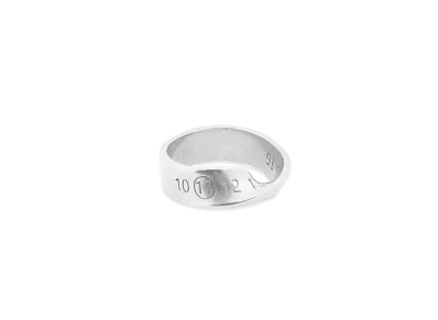 Maison Margiela Logo Twisted Number Ring "Silver"