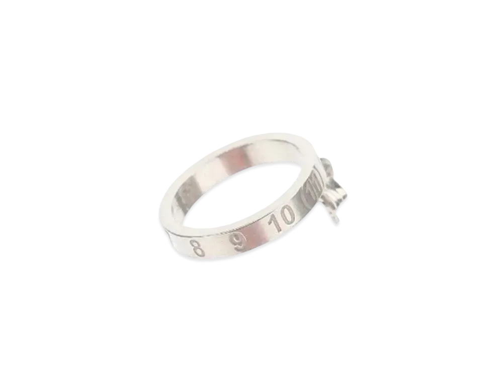 メゾンマルジェラ ナンバー ロゴ サークル イヤリング "シルバー" SM1VG0008S12967951