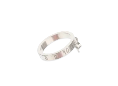 Maison Margiela Number Logo Circle Earring "Silver"