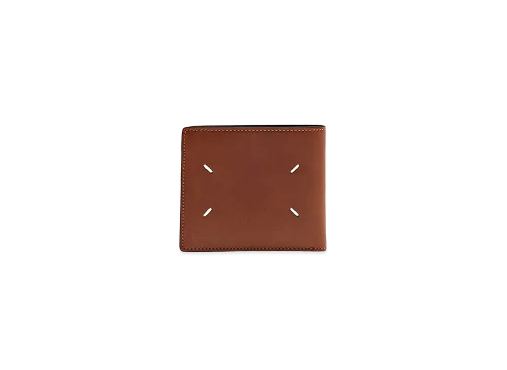 Maison Margiela 4-Stitches Zip Wallet "Tan"