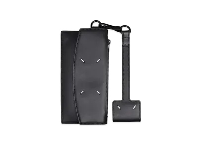 Maison Margiela Keychain Zip Top Wallet "Black"