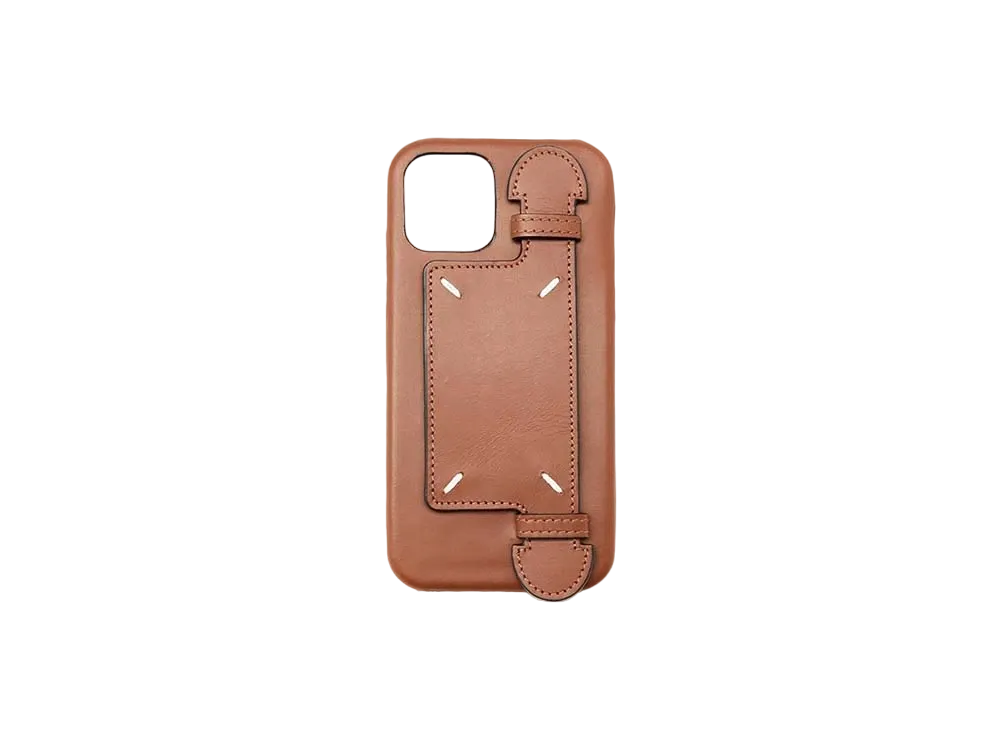 Maison Margiela iPhone Case with Hand Piece "Brown"