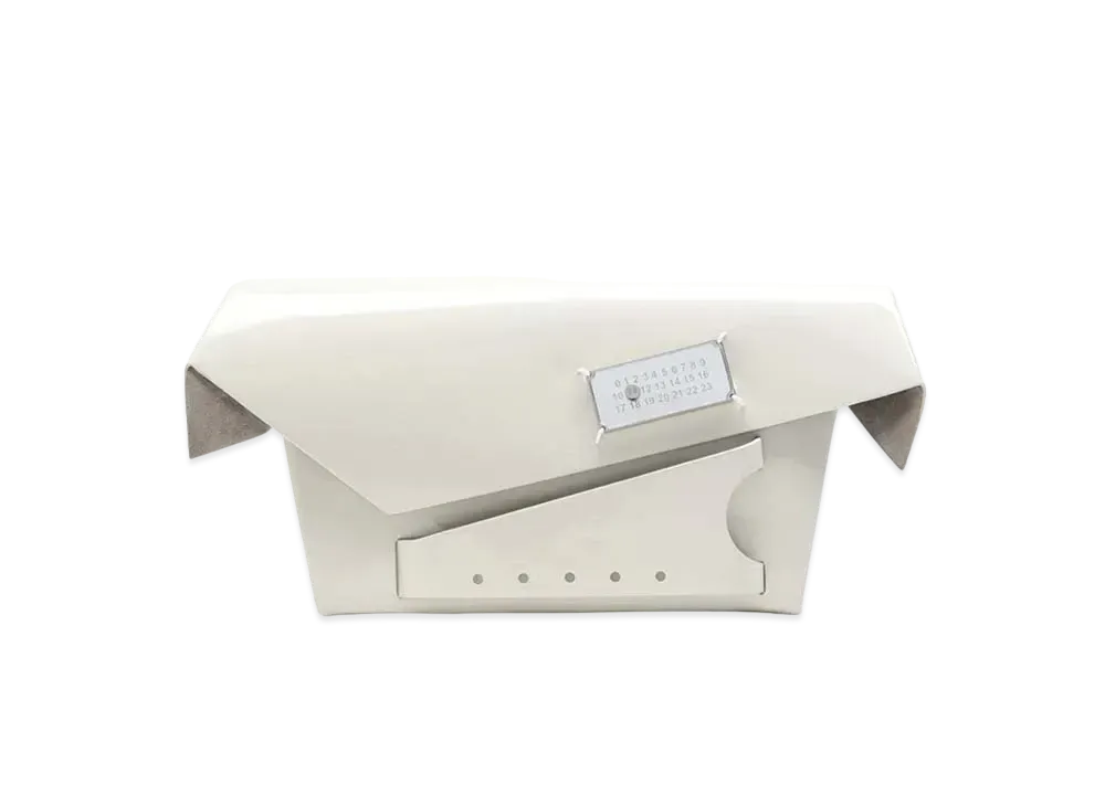 Maison Margiela Medium Snatched Top Handle Bag "Ivory"