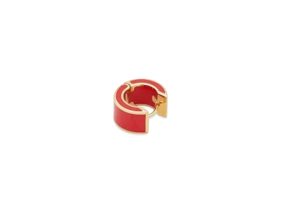 Maison Margiela Enamelled Uniform Band Ring "Red"
