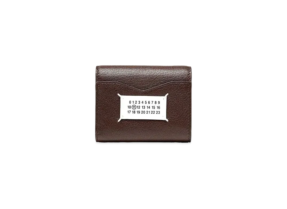 Maison Margiela 4-Stitches Zip Wallet "Brown"
