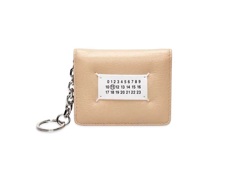 Maison Margiela 4-Stitches Zip Wallet "Beige"