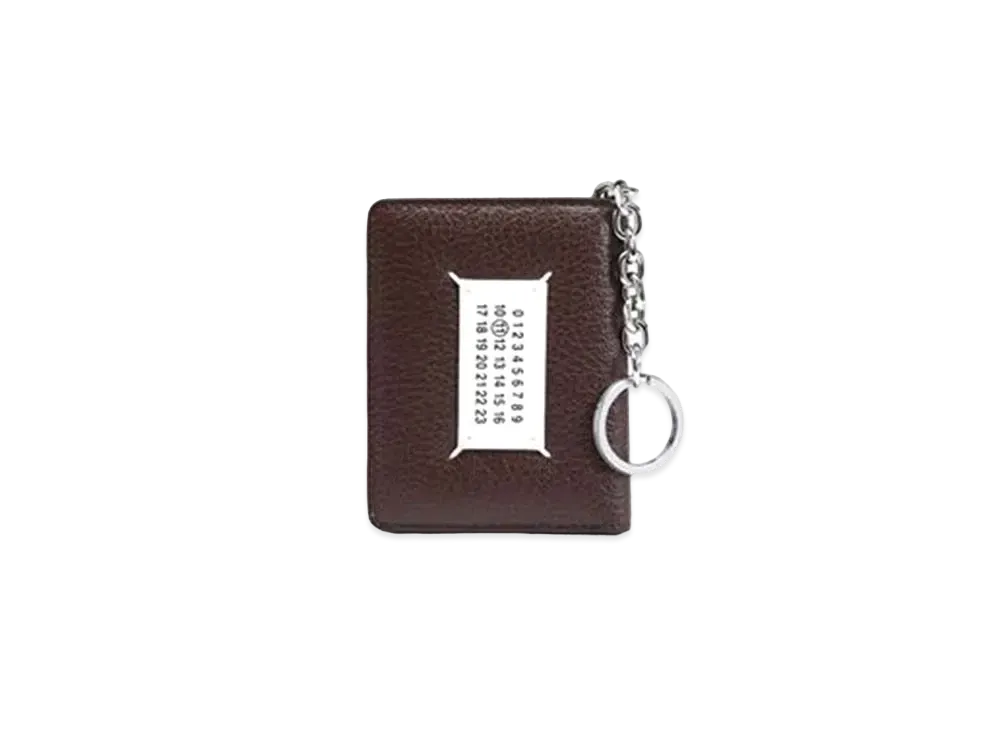 Maison Margiela Keyring Wallet "Dark Brown"