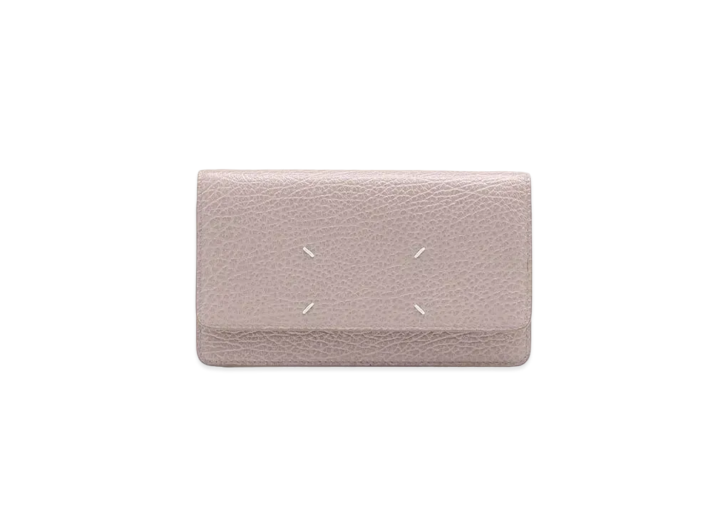 Maison Margiela Leather Chain Wallet "Dove Grey"